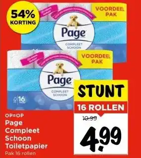 Vomar Voordeelmarkt Page Compleet Schoon Toiletpapier aanbieding
