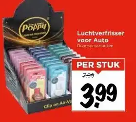 Vomar Voordeelmarkt Luchtverfrisser voor Auto aanbieding