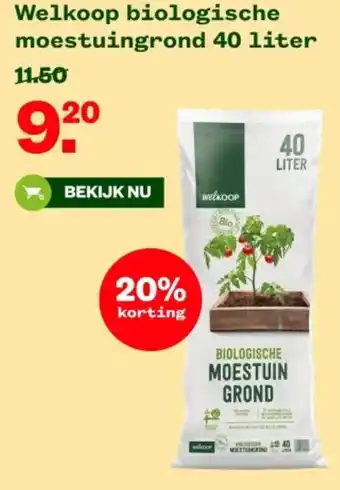 Welkoop Welkoop biologische moestuingrond aanbieding