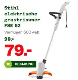 Welkoop Stihl elektrische grastrimmer FSE 52 aanbieding
