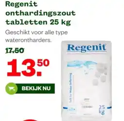 Welkoop Regenit onthardingszout tabletten aanbieding