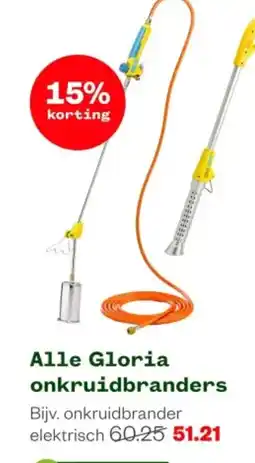 Welkoop Alle Gloria onkruidbranders aanbieding