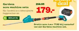 Welkoop Gardena accu machine sets aanbieding