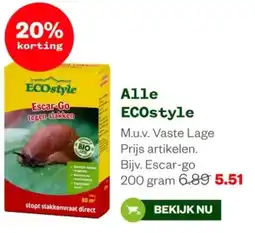 Welkoop Alle ECOstyle aanbieding