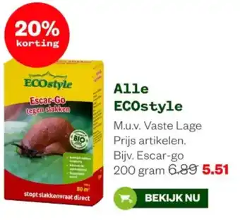Welkoop Alle ECOstyle aanbieding
