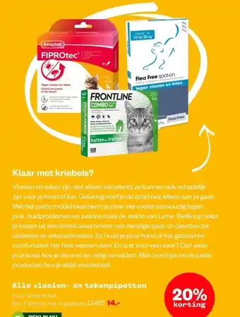 Welkoop Alle vlooien en tekenpipetten aanbieding