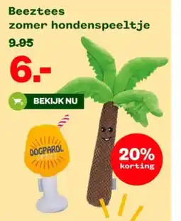 Welkoop Beeztees zomer hondenspeeltje aanbieding