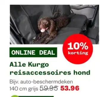 Welkoop Alle Kurgo reisaccessoires hond aanbieding