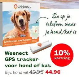 Welkoop Weenect GPS tracker voor hond of kat aanbieding