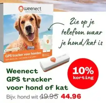 Welkoop Weenect GPS tracker voor hond of kat aanbieding