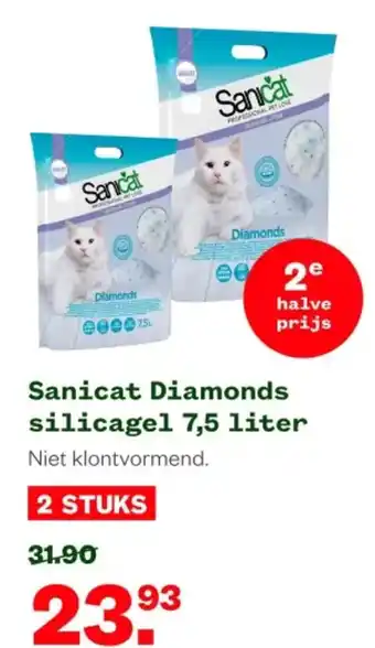 Welkoop Sanicat Diamonds silicagel aanbieding