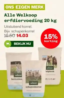 Welkoop Alle Welkoop erfdiervoeding aanbieding