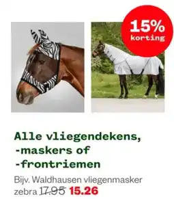 Welkoop Alle vliegendekens, maskers of frontriemen aanbieding