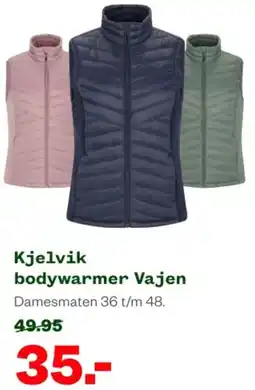 Welkoop Kjelvik bodywarmer Vajen aanbieding