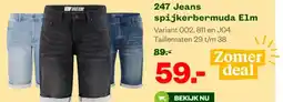 Welkoop 247 Jeans spijkerbermuda Elm aanbieding