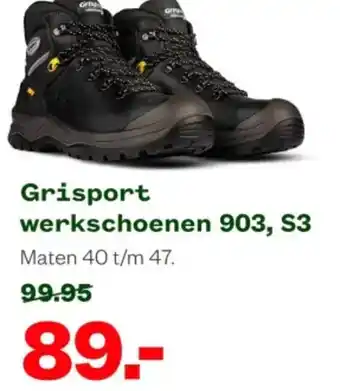 Welkoop Grisport werkschoenen 903, S3 aanbieding