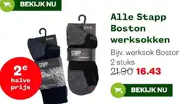 Welkoop Alle Stapp Boston werksokken aanbieding