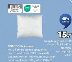 Jysk Notodden kussen aanbieding