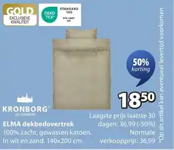 Jysk Elma dekbedovertrek aanbieding