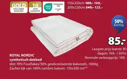 Jysk Royal nordic synthetisch dekbed aanbieding