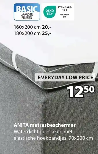 Jysk Anita matrasbeschermer aanbieding