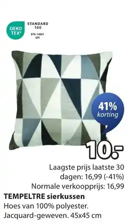Jysk Tempeltre sierkussen aanbieding