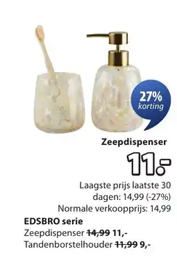 Jysk Zeepdispenser aanbieding