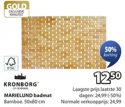 Jysk Marielund badmat aanbieding
