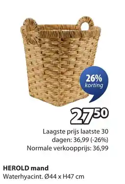 Jysk Herold mand aanbieding