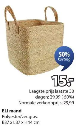 Jysk Eli mand aanbieding
