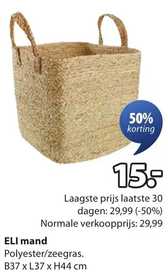 Jysk Eli mand aanbieding