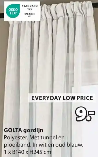 Jysk Golta gordijn aanbieding