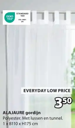 Jysk Alajaure gordijn aanbieding