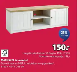 Jysk Markskel tv meubel aanbieding