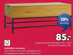 Jysk Aabenraa salontafel aanbieding