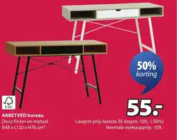 Jysk Abbetved bureau aanbieding