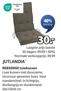 Jysk Rebsenge tuinkussen aanbieding