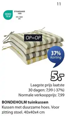 Jysk Bondeholm tuinkussen aanbieding