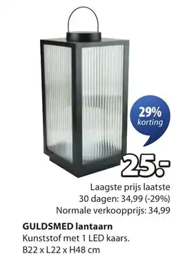 Jysk Guldsmed lantaarn aanbieding