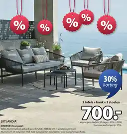 Jysk Kirkenes loungeset aanbieding