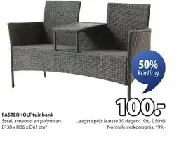 Jysk Fasterholt tuinbank aanbieding