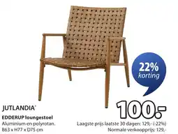 Jysk Edderup loungestoel aanbieding