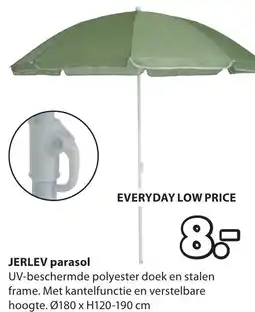 Jysk Jerlev parasol aanbieding