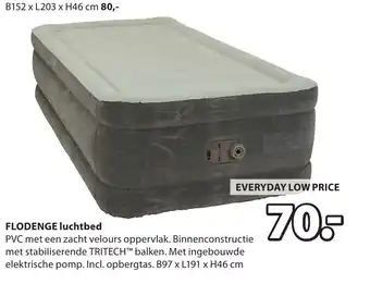 Jysk Flodenge luchtbed aanbieding