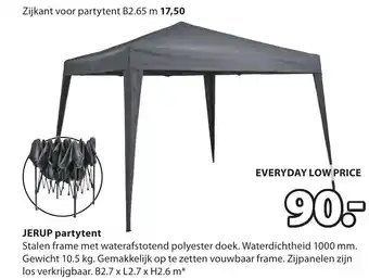 Jysk Jerup partytent aanbieding