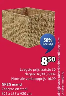 Jysk Greg mand aanbieding