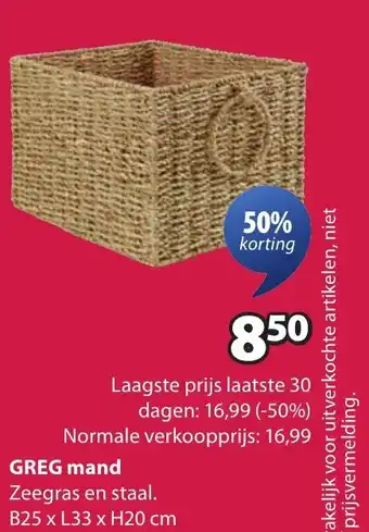 Jysk Greg mand aanbieding