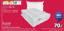 Jysk Downfeel synthetisch dekbed aanbieding