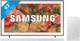 Coolblue Samsung The Frame 43LS03D (2024) + Samsung HW-S701D Wit aanbieding