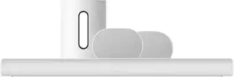 Coolblue Sonos Arc Wit + Era 300 Wit + Sub Mini Wit aanbieding